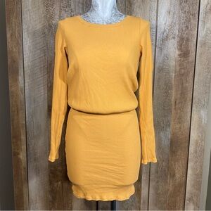 Free People Beach‎ Mustard Yellow Dress NWT Size M